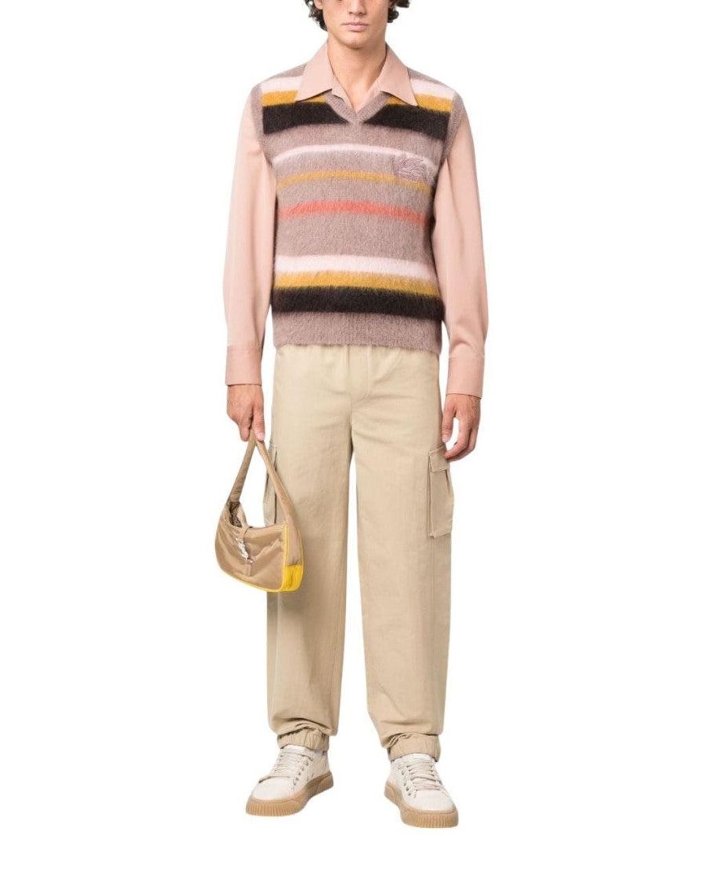 Etro Multicolor Sleeveless Sweater for men
