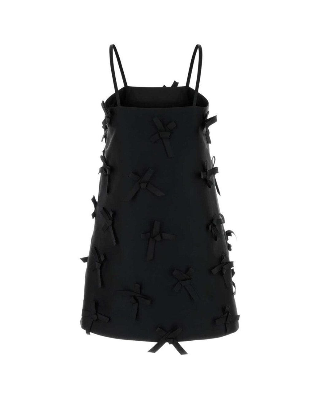 Jil Sander Black Duchess Mini Dress