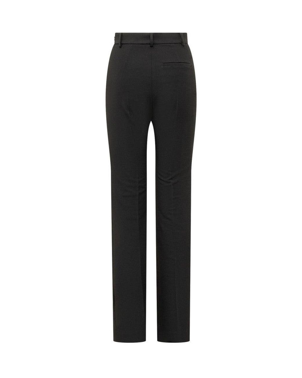 Pinko Black Chic Tailored Trousers For The Modern Wardrobe