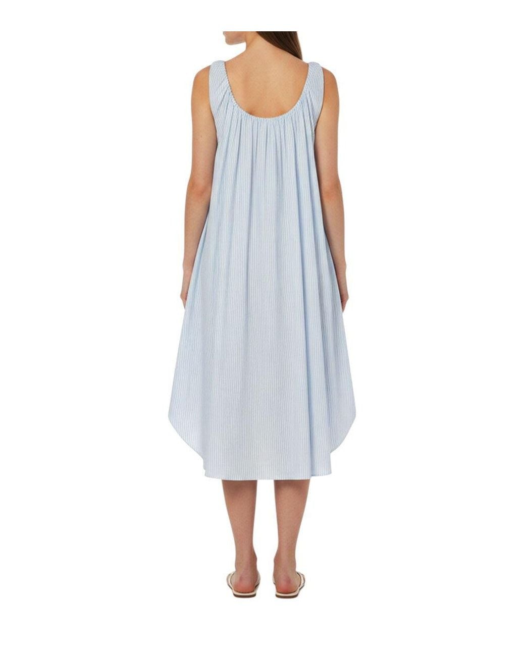 Jacquemus Blue Light Scoop Neck Dress