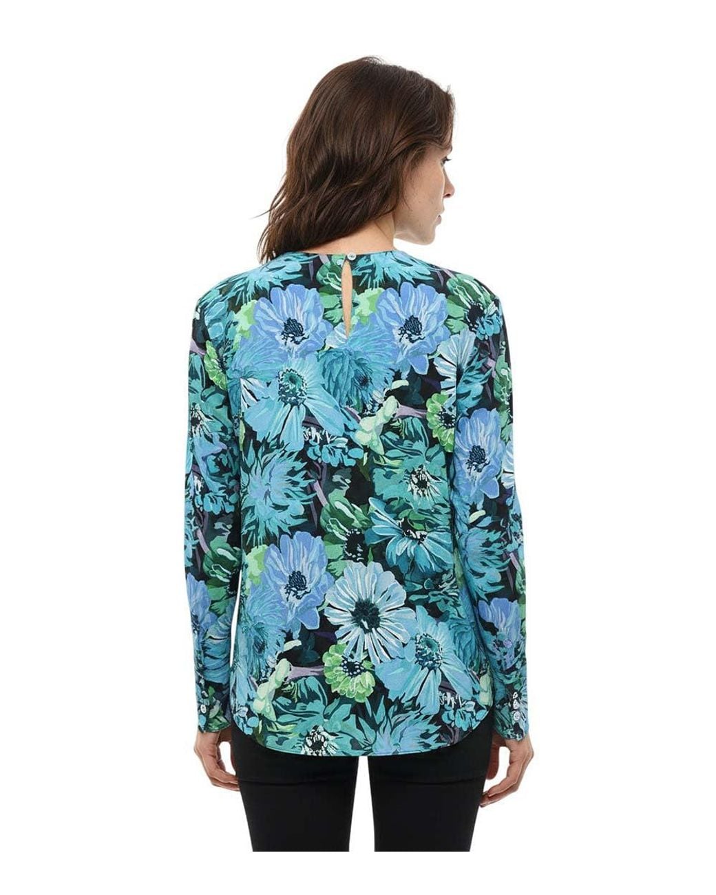 Stella McCartney Blue Crew Neck Top