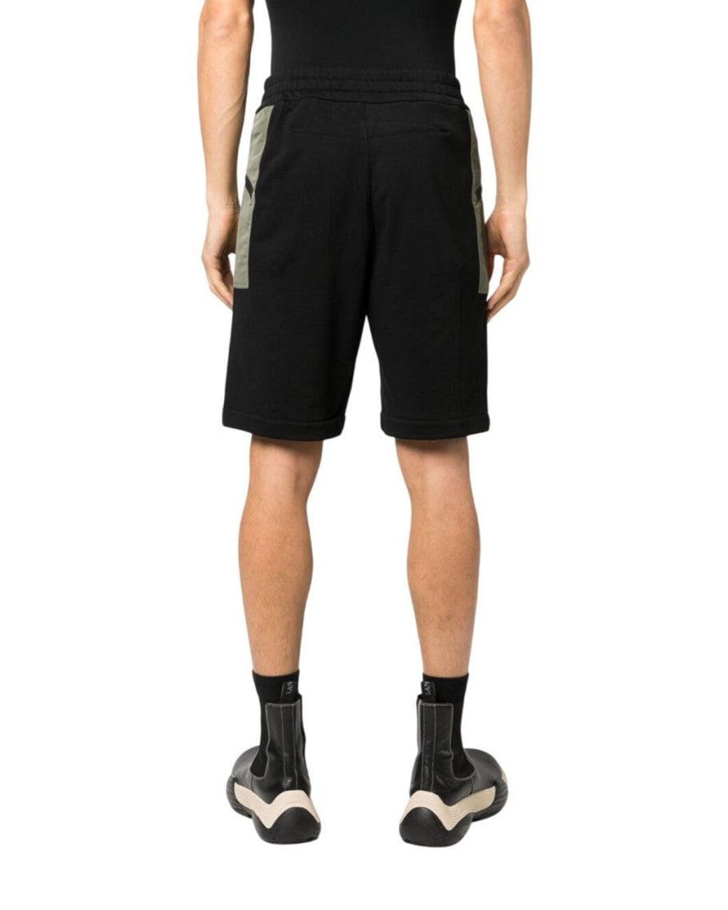 McQueen Black Regular Shorts for men