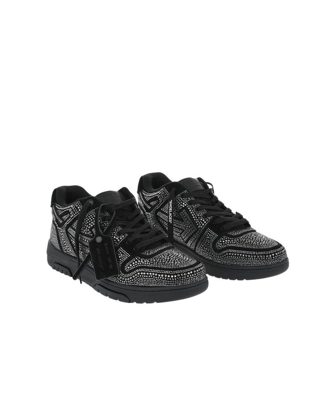 Off-White c/o Virgil Abloh Black Embellished Sneakers for men