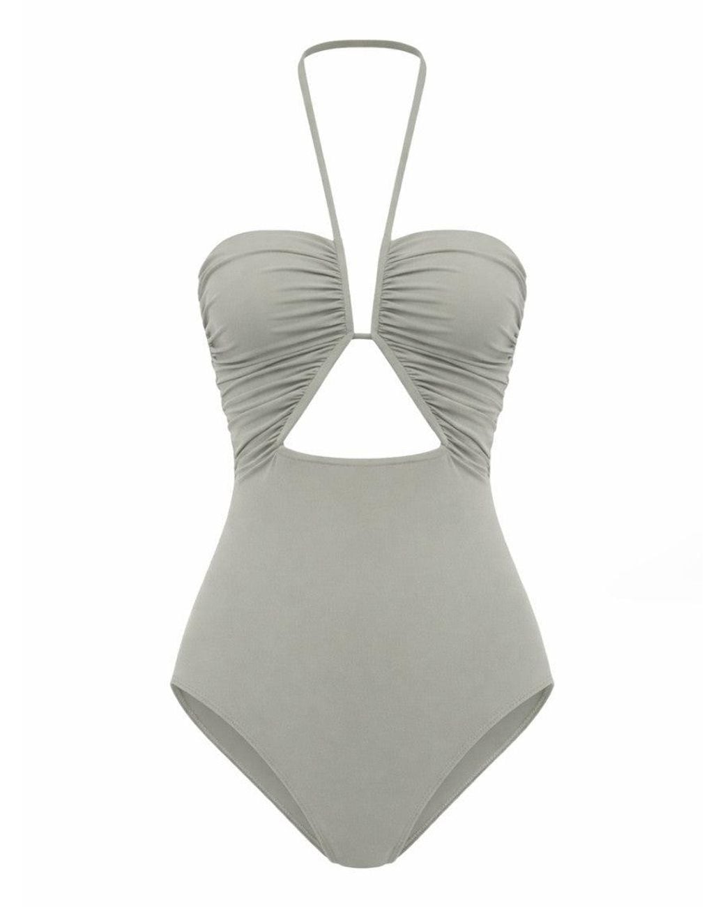 Rick Owens Gray Solid Swimwear