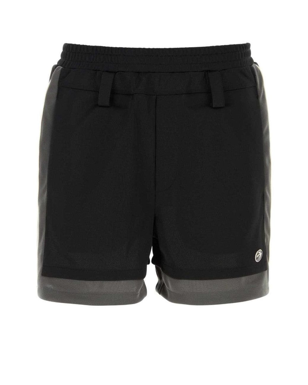 Ambush Black Polyester Bermuda Shorts for men
