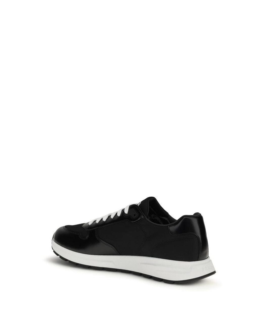 Prada Black Logo Sneakers for men