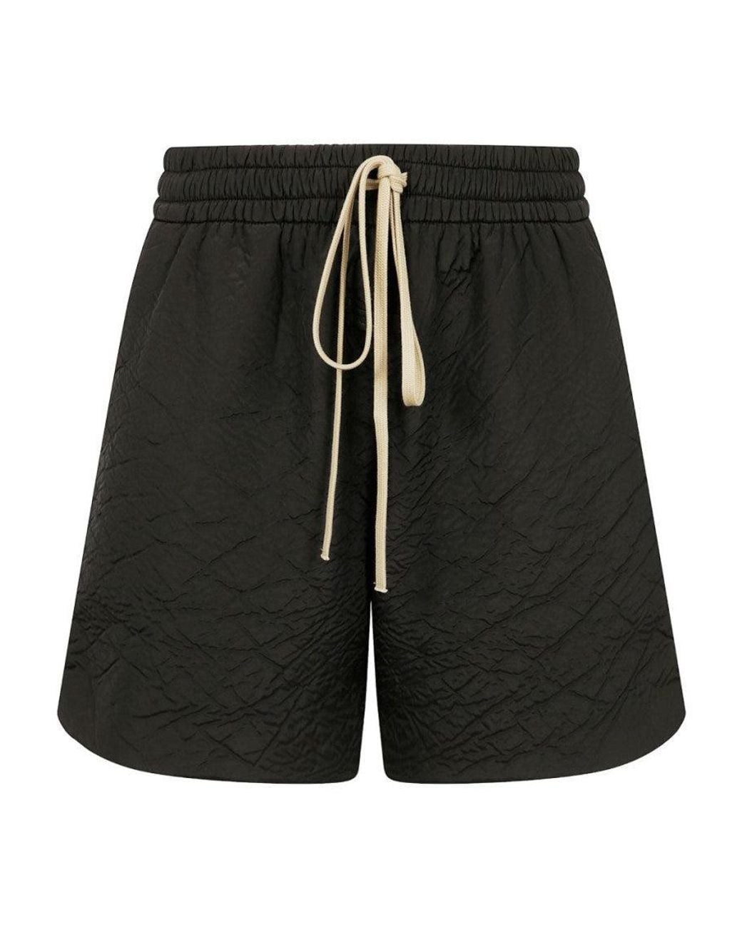 Fear Of God Black Drawstring Short for men