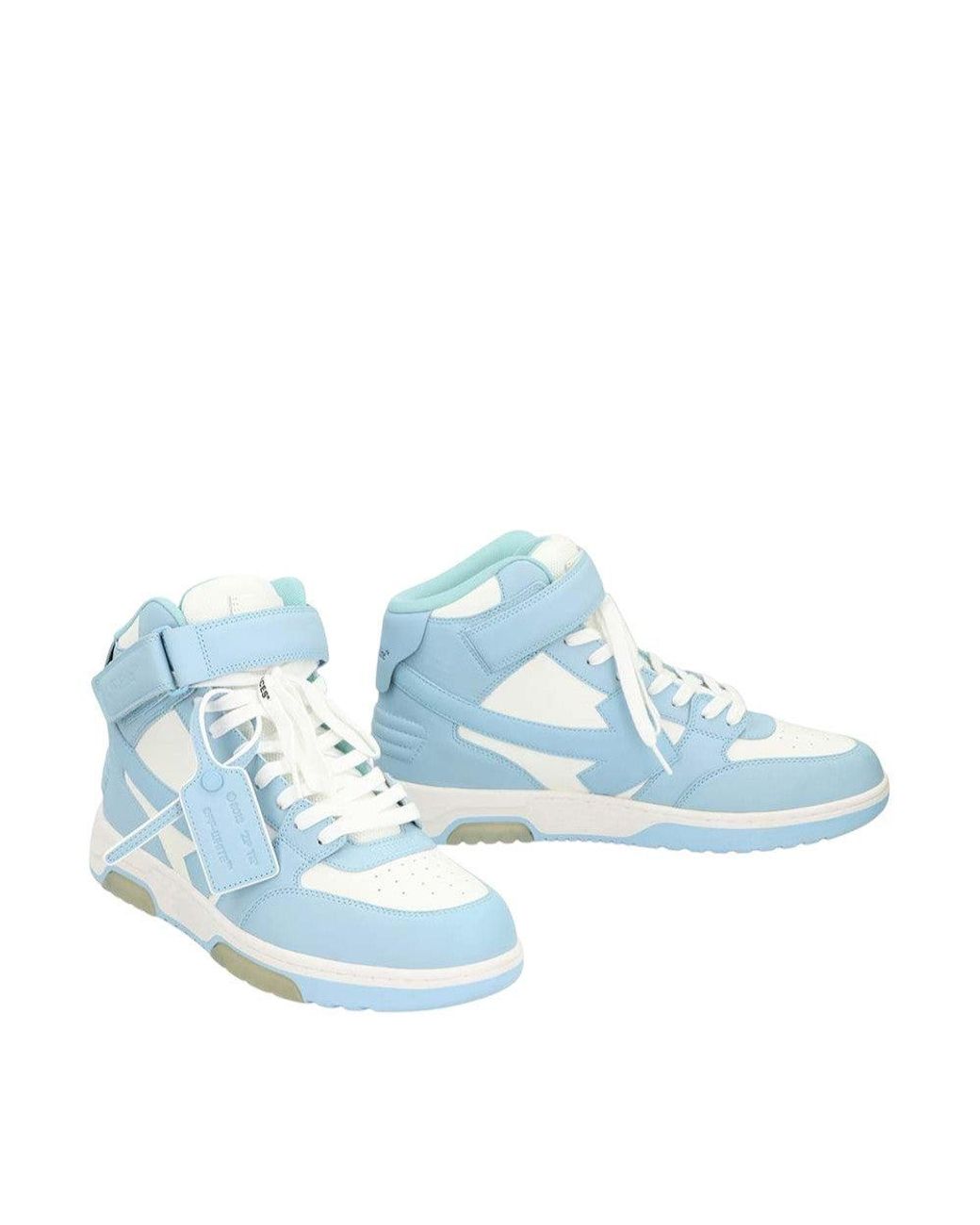 Off-White c/o Virgil Abloh Blue Light Color Block Sneakers for men