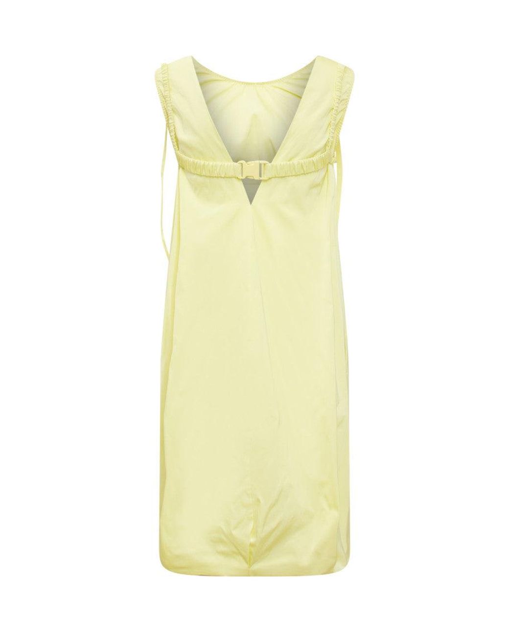 Sportmax Yellow Sleeveless Mini Suit