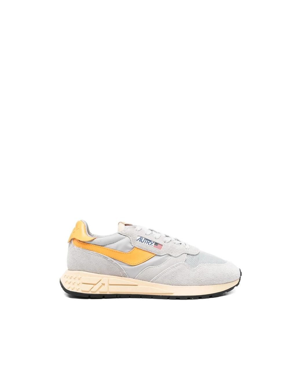 Autry White Logo Patch Sneakers for men
