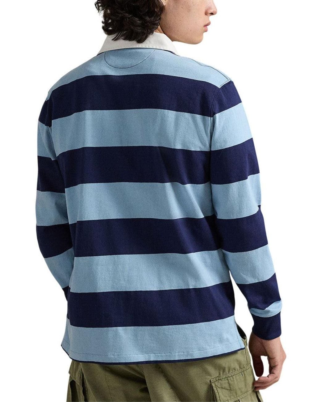 Polo Ralph Lauren Blue Stripes Polo for men