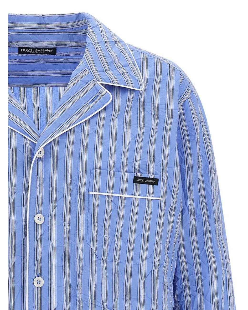 Dolce & Gabbana Blue Light 'Vanity' Shirt for men