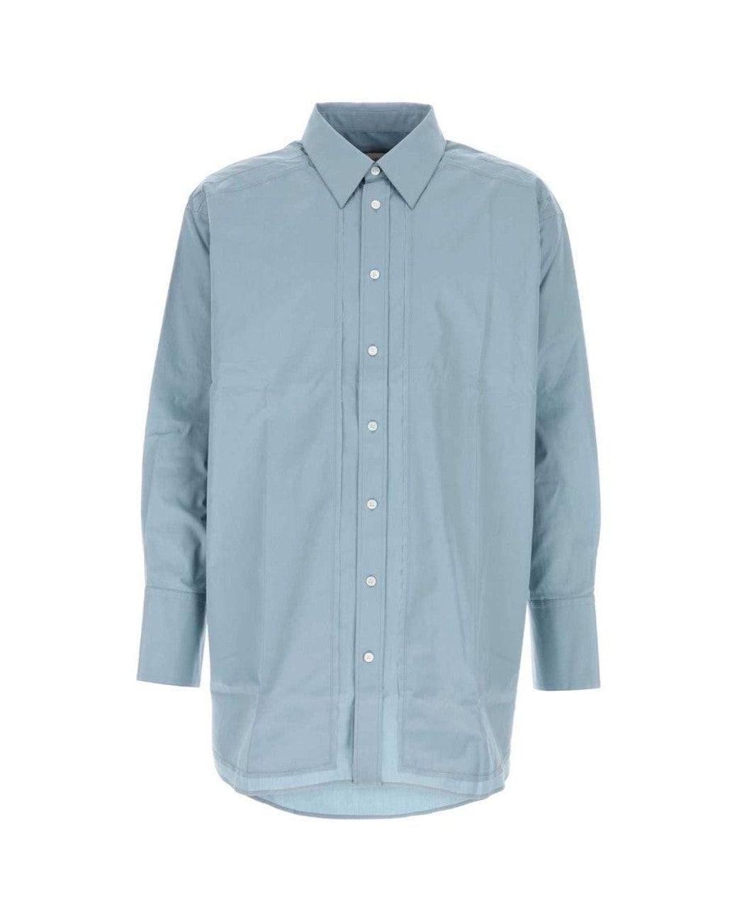 AMI Blue Light Relaxed Shirt for men