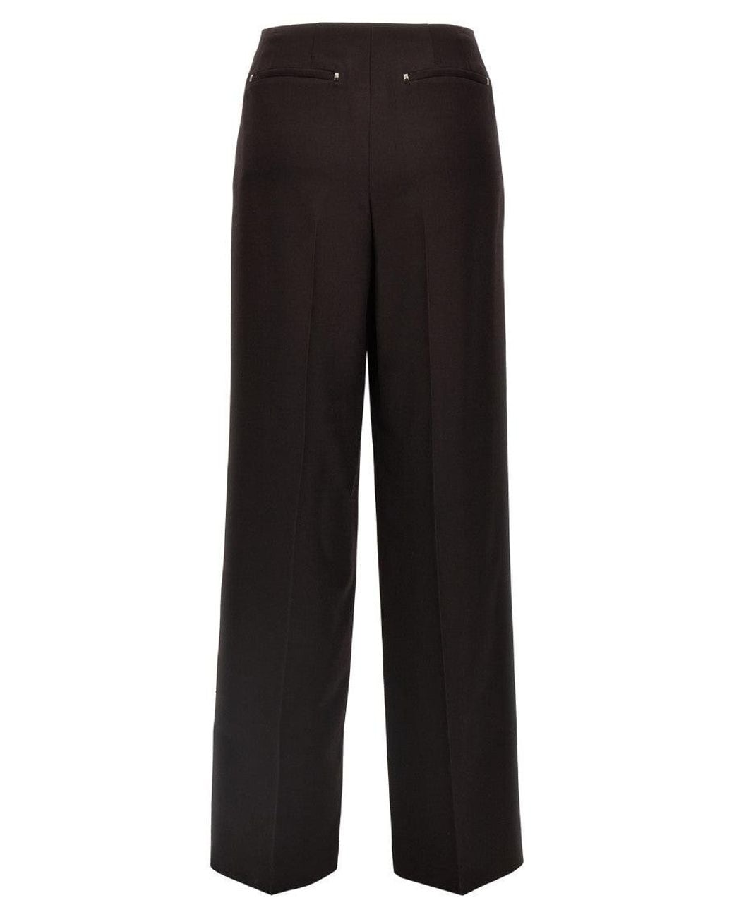 Fendi Black Dark Wide Leg Pant