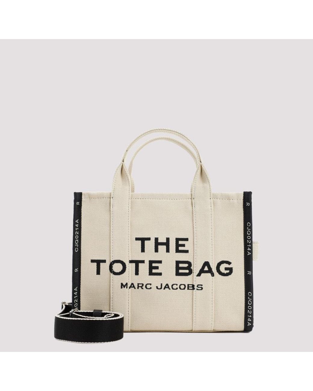 Marc Jacobs Natural The Jacquard Top Zip Medium Tote