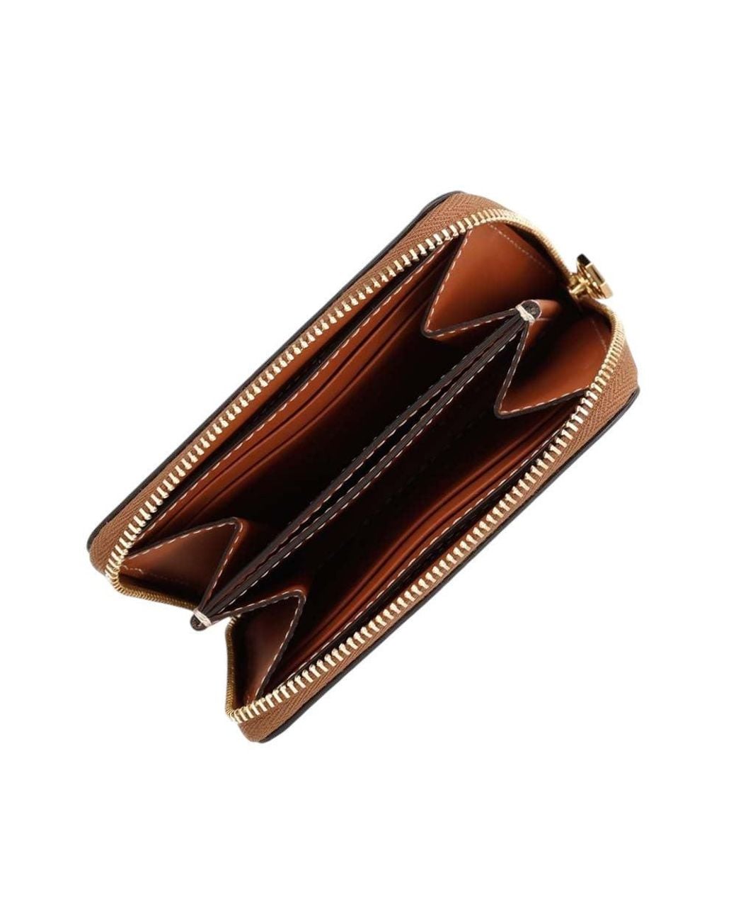 Burberry Natural Check Zip Wallet