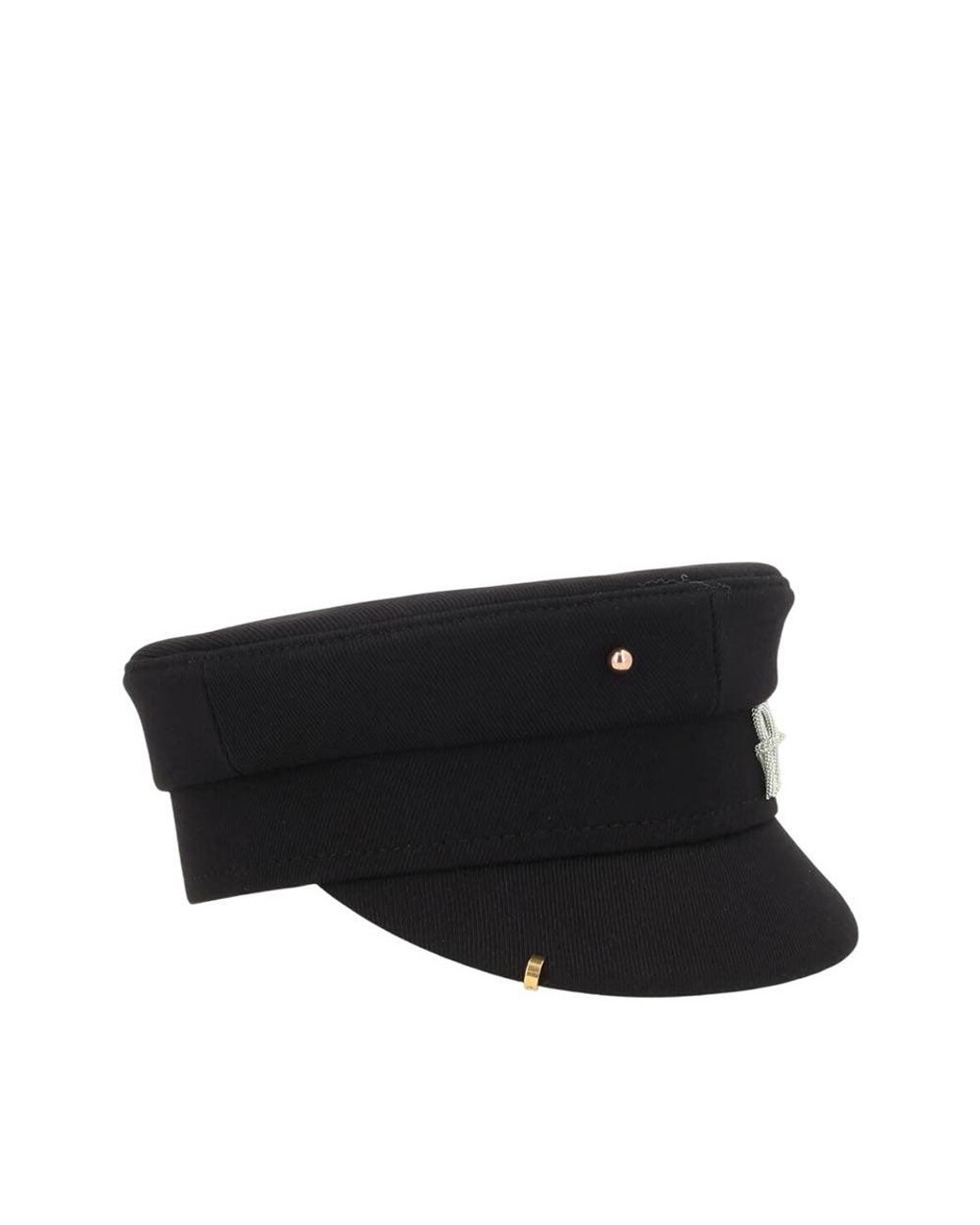 Ruslan Baginskiy Black Textured Bakerboy Hat