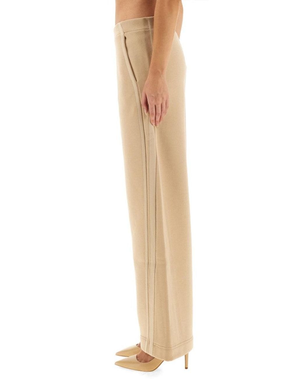 Max Mara Natural Loose Flat Front Pant