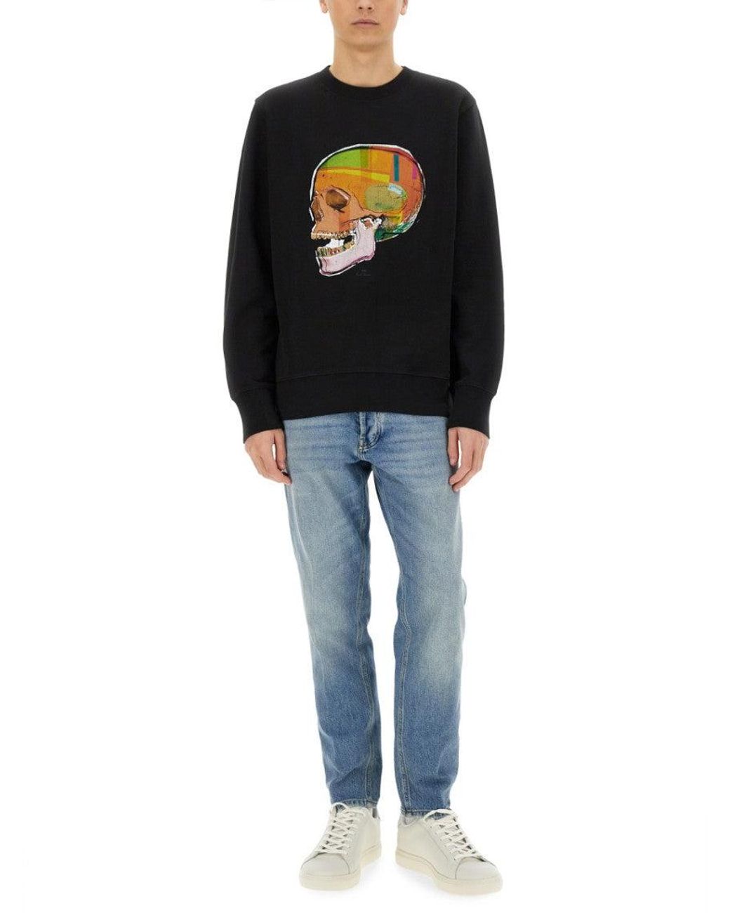 Paul Smith Black Regular Graphic Sweatshirt for men