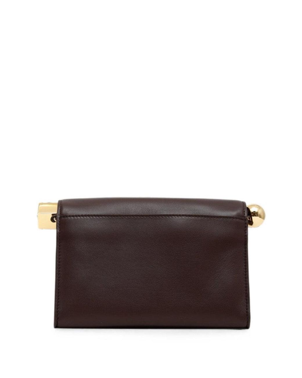 Jacquemus Brown Rond Carre Clutch
