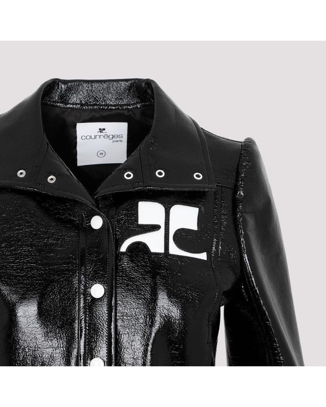 Courreges Black Logo Jacket