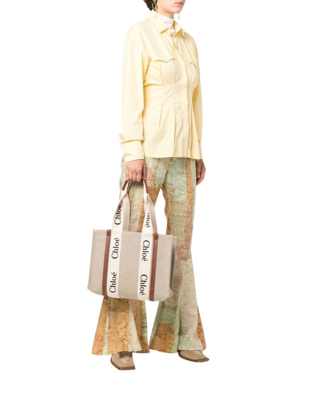 Chloé Natural Woody Large Tote