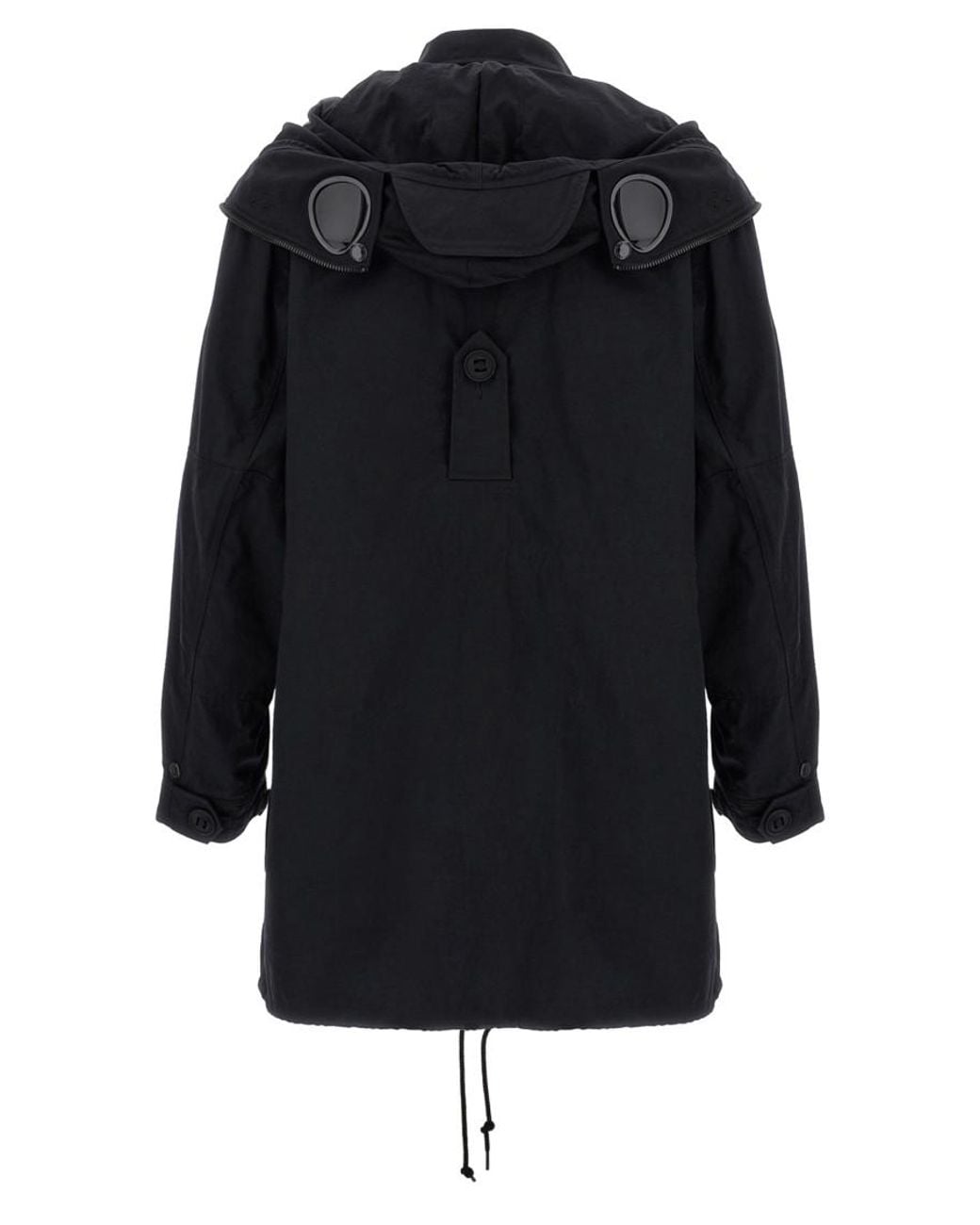 Junya Watanabe Black Technical Fabric Parka for men