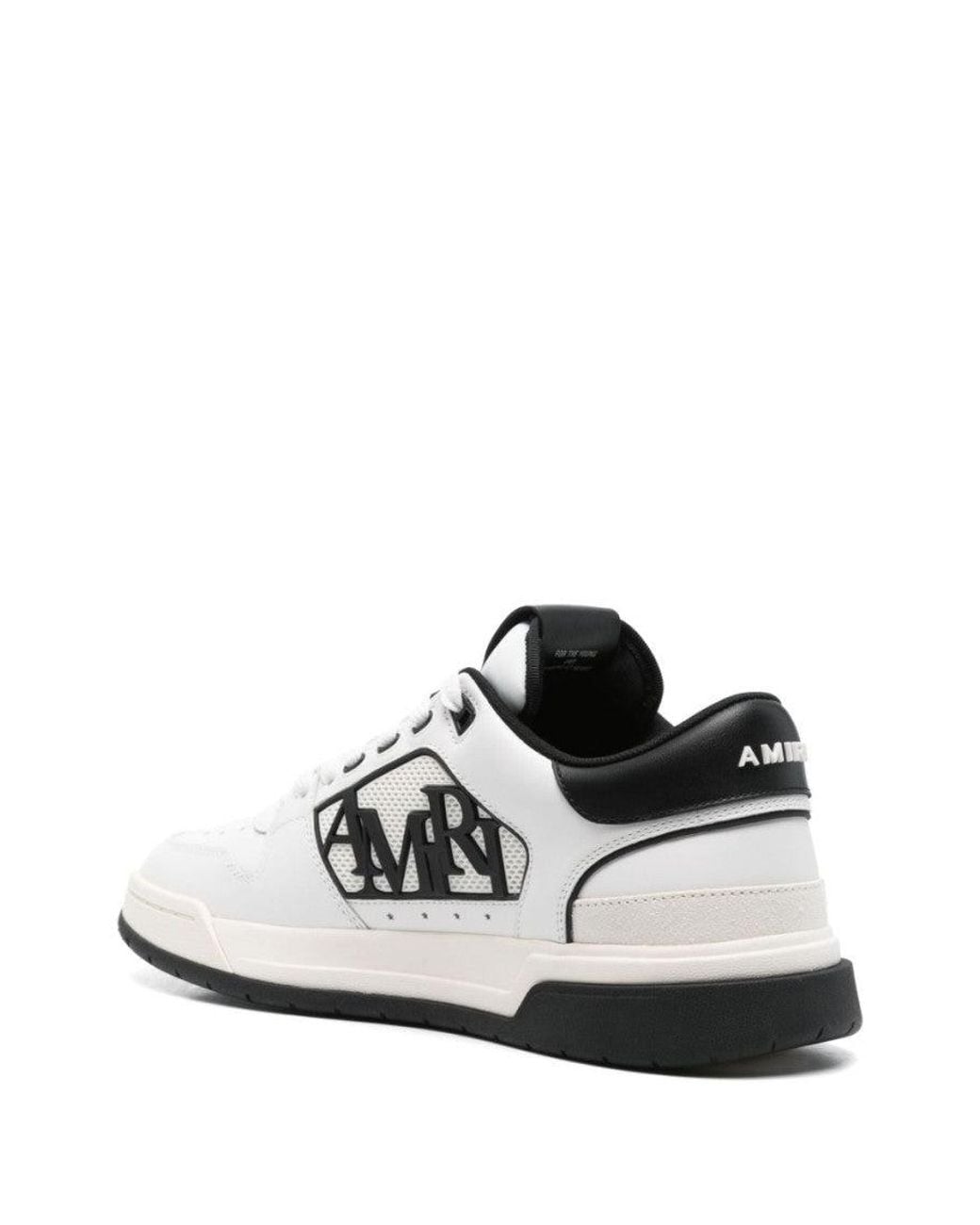 Amiri Blackwhite Leather Sneakers for men