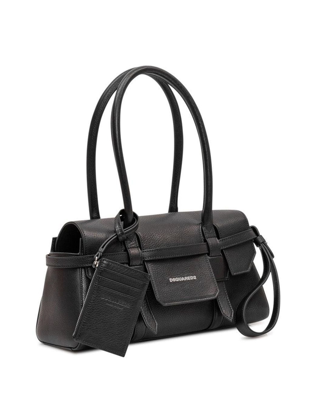 DSquared² Black Twin Medium Shoulder Bag