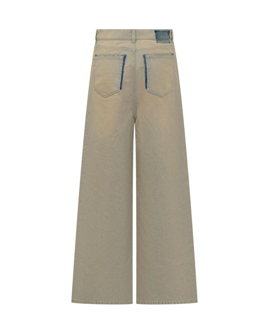 Stella McCartney Natural Paintntaloni Gamba Mini Jeans