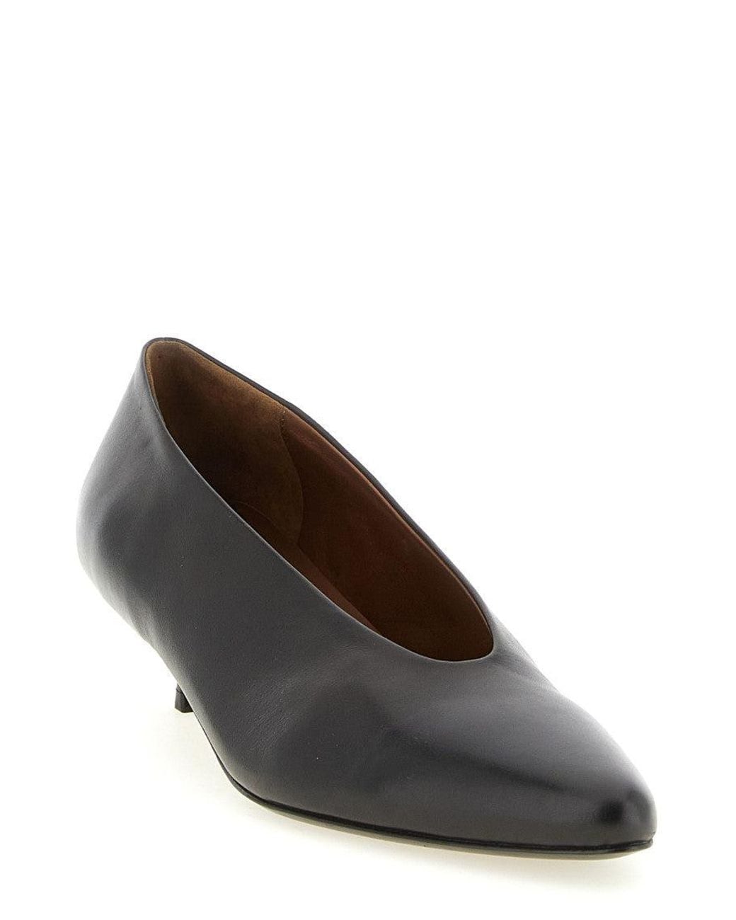 Marsèll Brown Leather Pumps