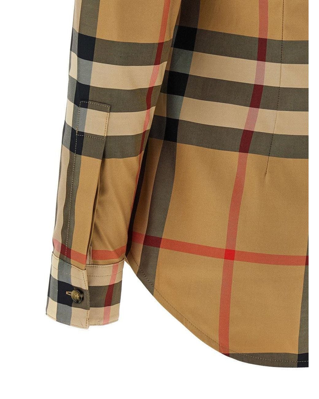 Burberry Natural Slim Checks Shirt