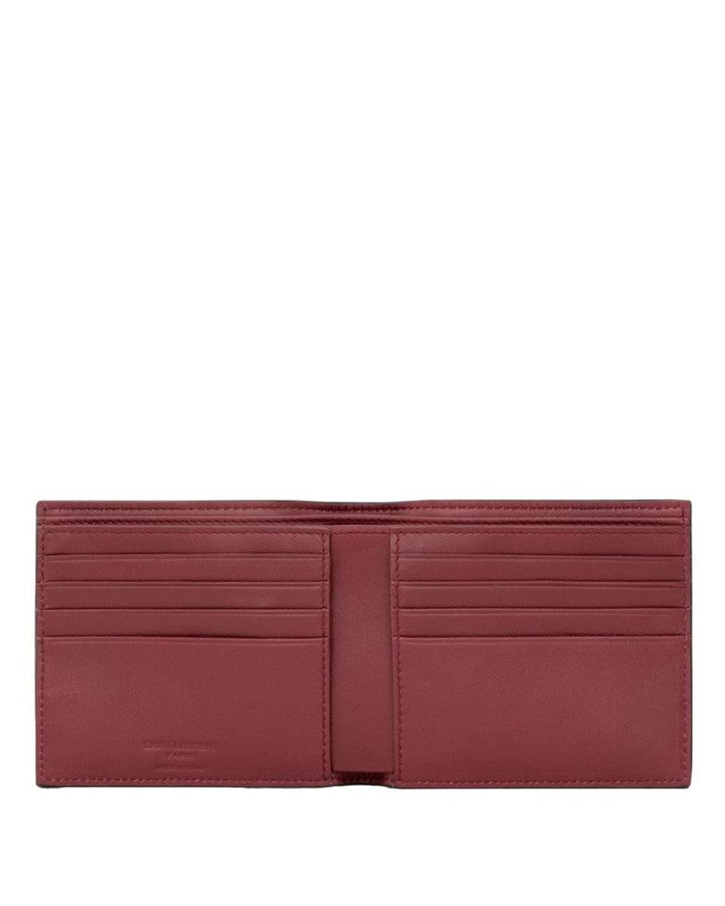Saint Laurent Brown Logo Wallet for men