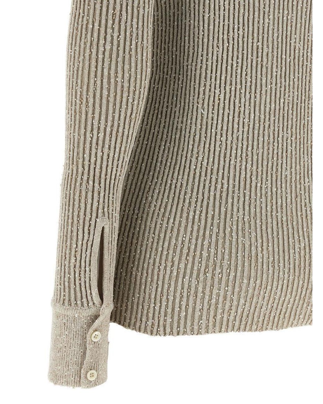 Magda Butrym Gray '21' Cardigan