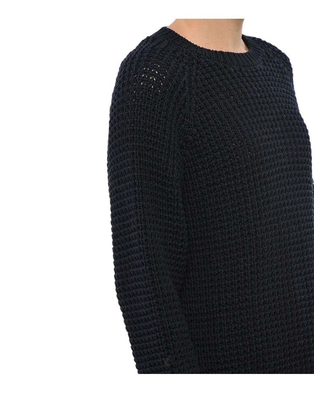 A.P.C. Black Crew Neck Sweater