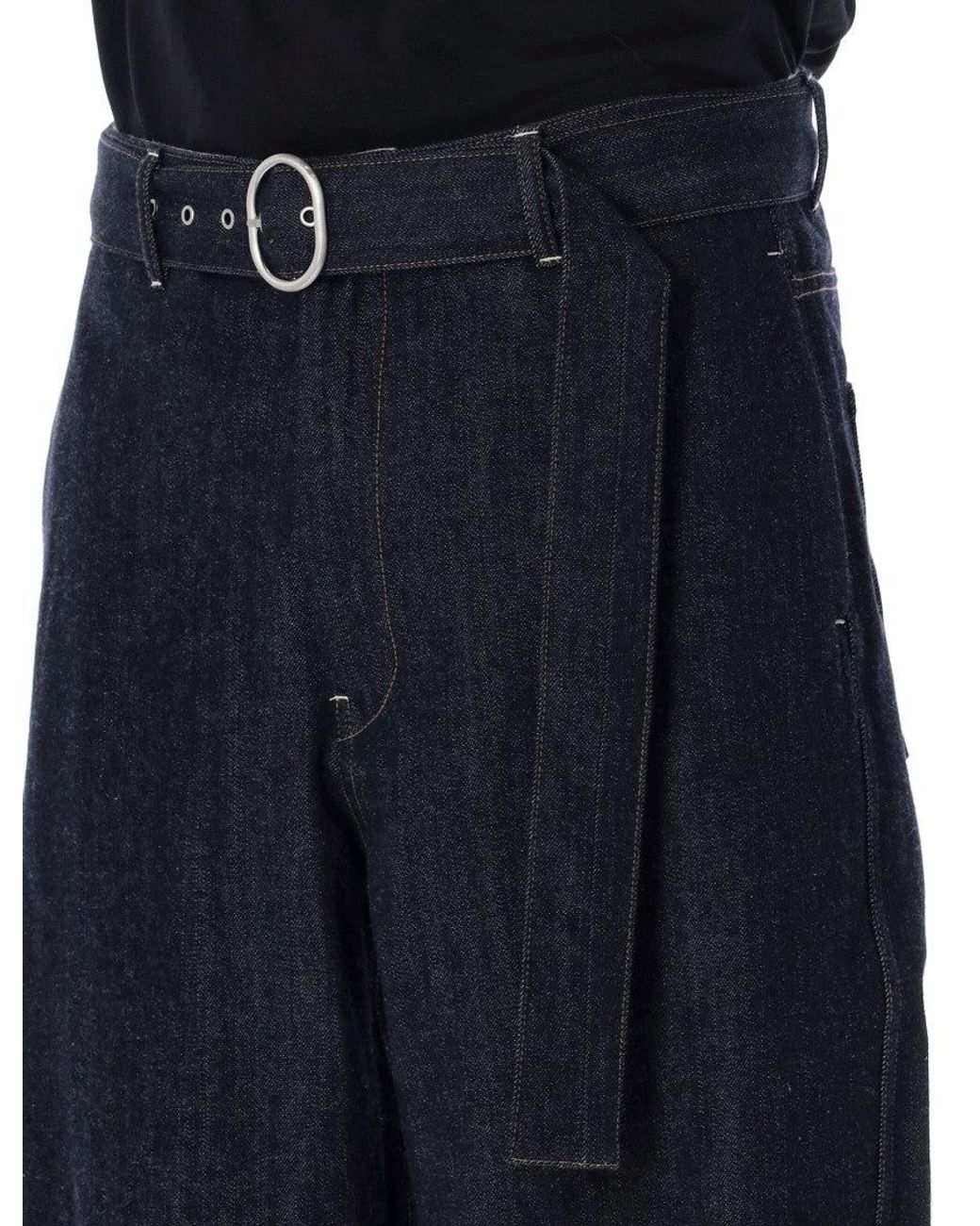 Jil Sander Black Relaxed Jeans for men