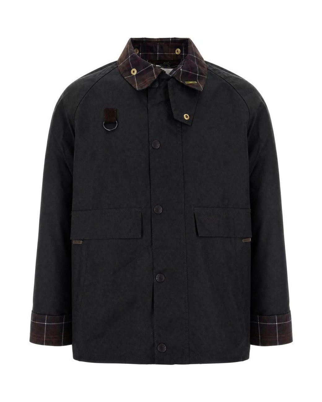 Barbour Black Dark Waxed Jacket for men