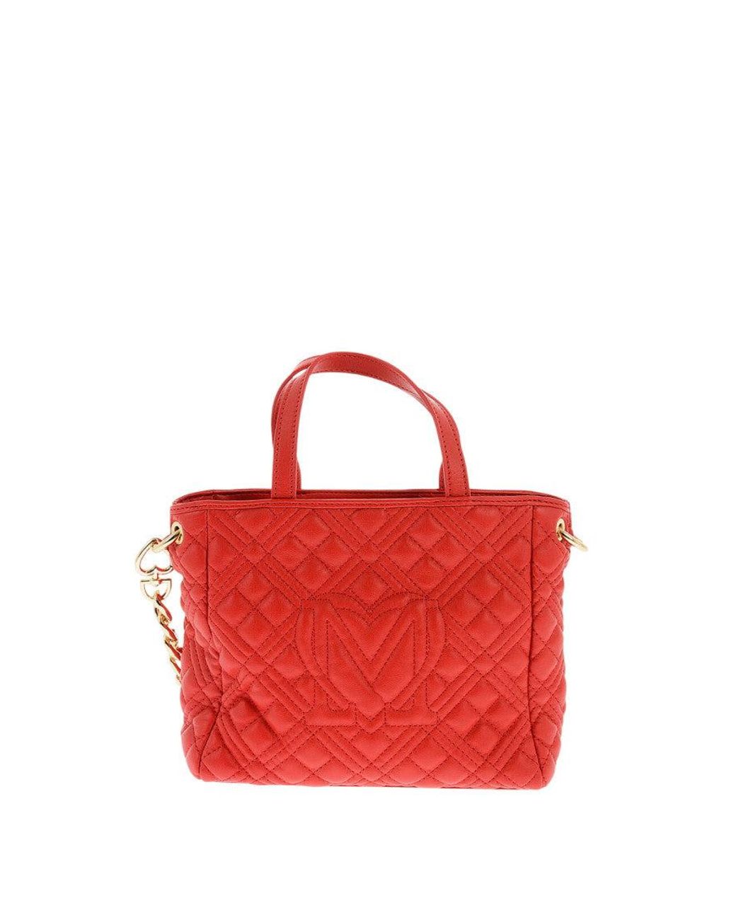Love Moschino Red Logo Mini Satchel