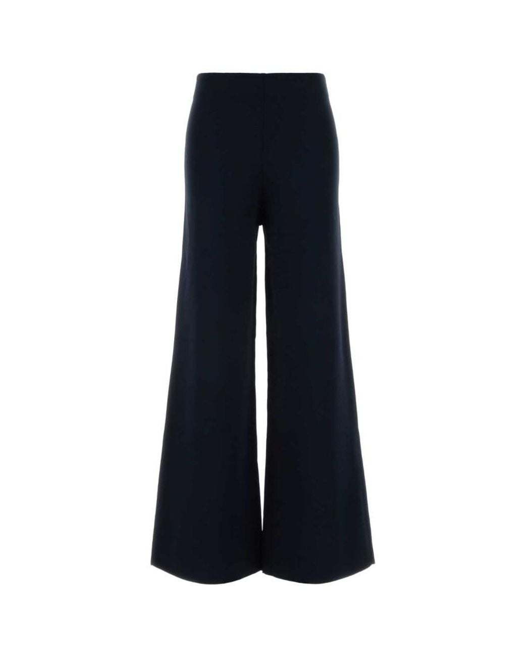Max Mara Blue Flared Flat Front Pant