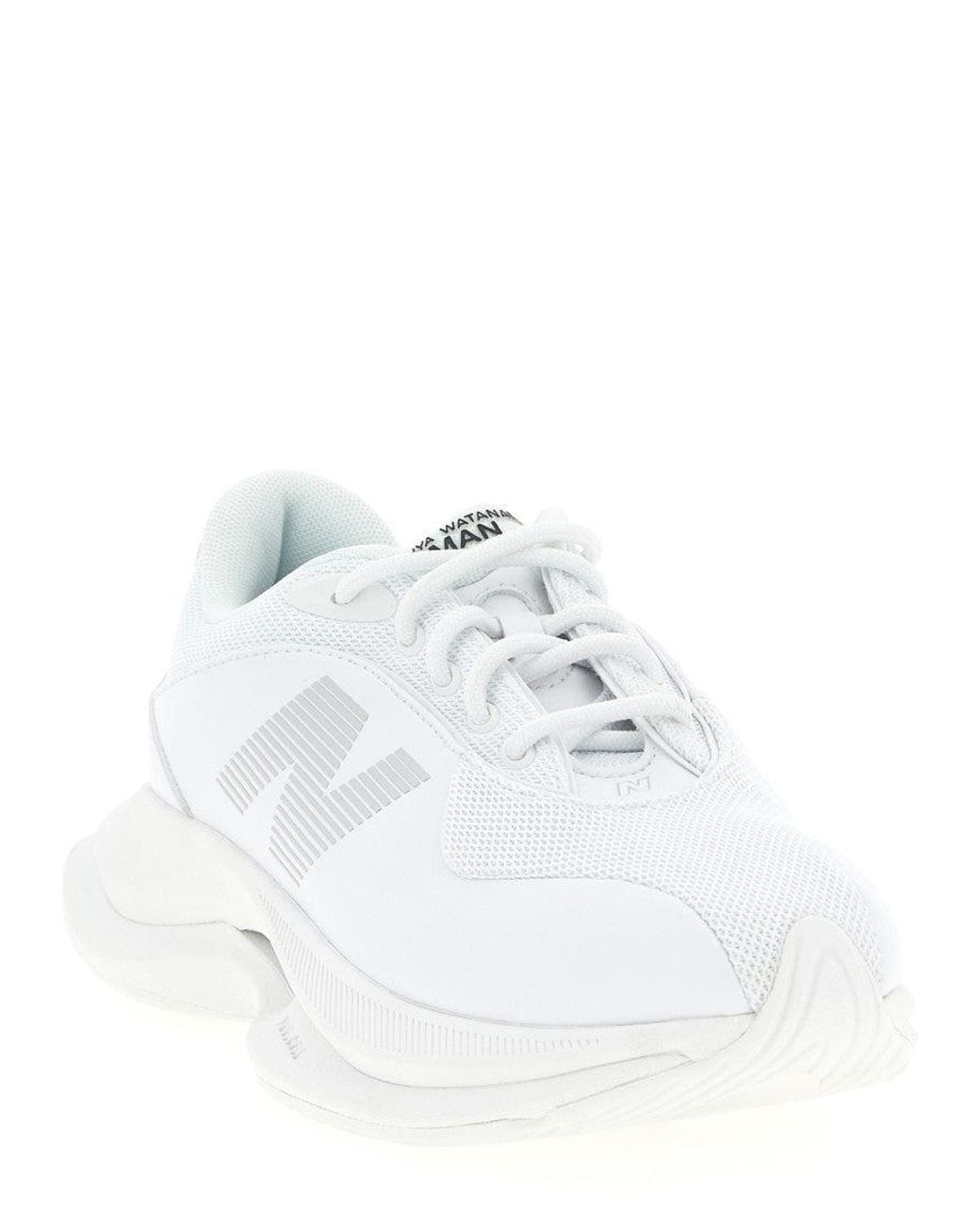 Junya Watanabe White Logo Lace Up Sneakers for men