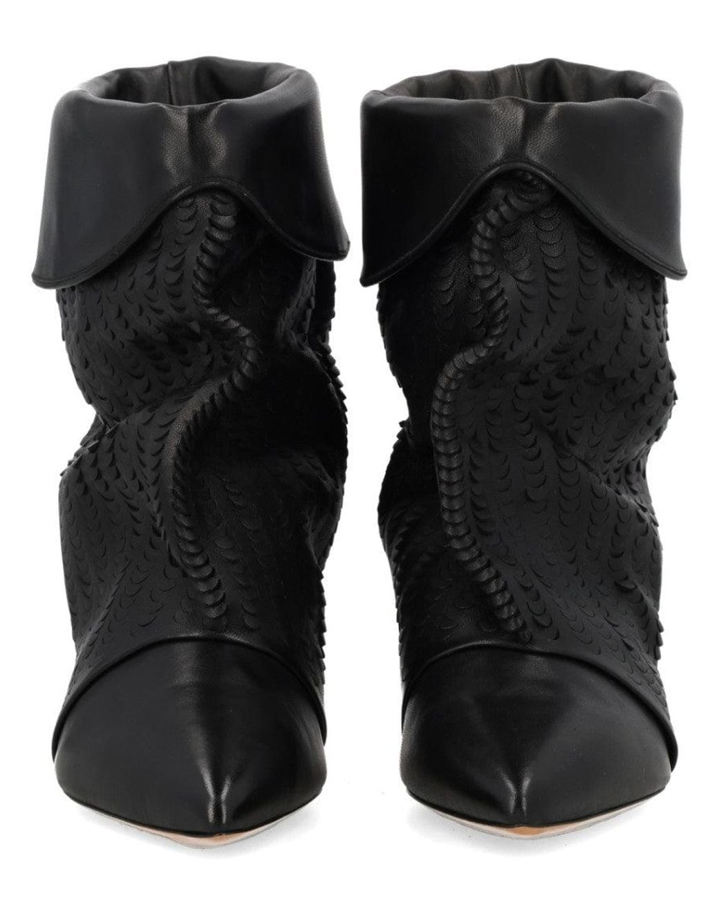 Isabel Marant Black Textured Edrik Boots