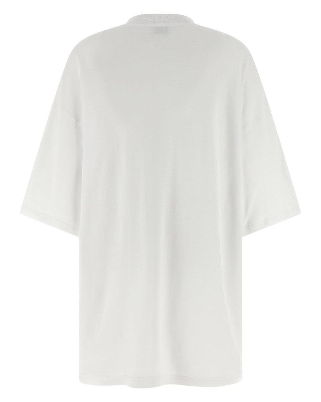 Moschino White 'Goose' Mini Dress