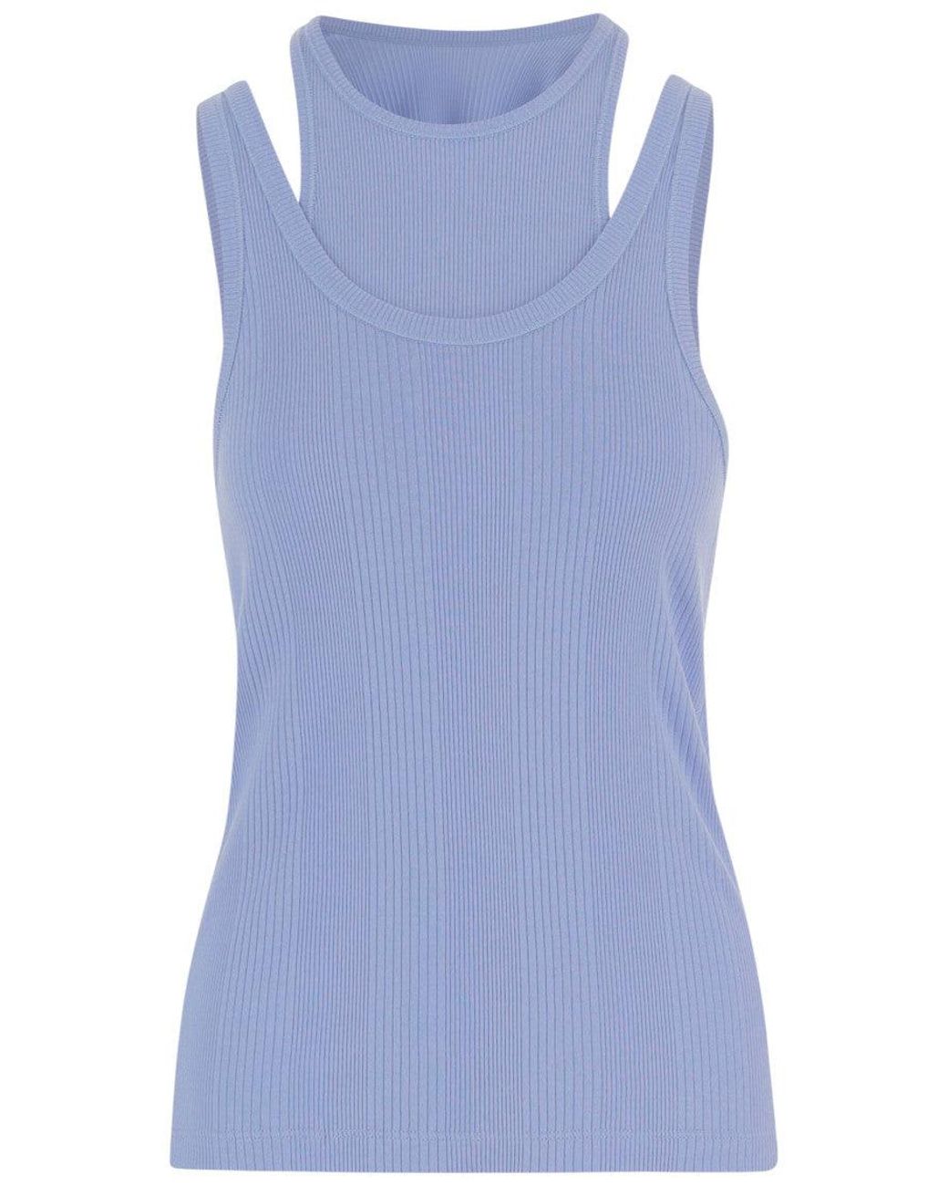 ARMARIUM Blue Light Knitted Round Neck Top