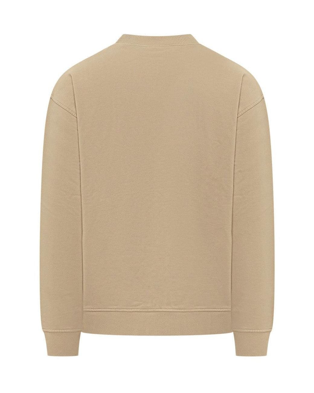 Palm Angels Natural Crew Neck Sweatshirt for men