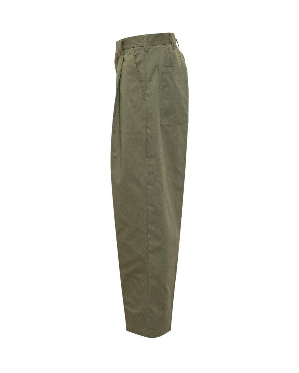 Mordecai Green Straight Flat Front Pants for men