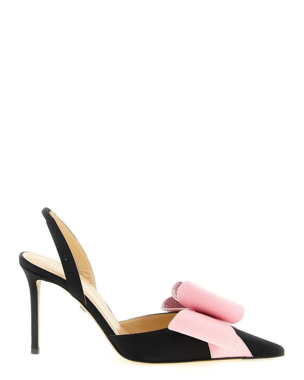 Mach & Mach Pink Slingback Heels