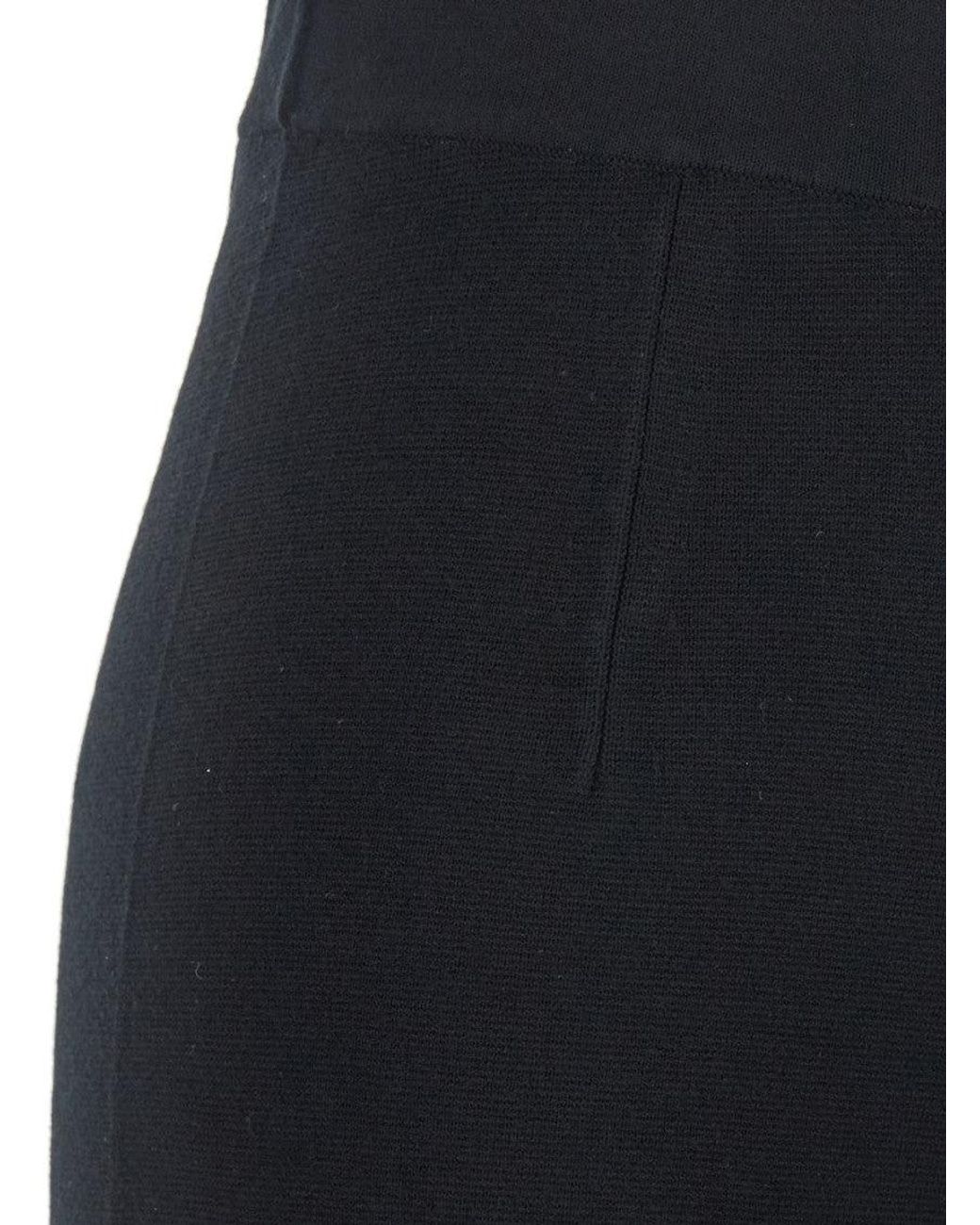 Max Mara Blue Palazzo Pants With Elastic Waist