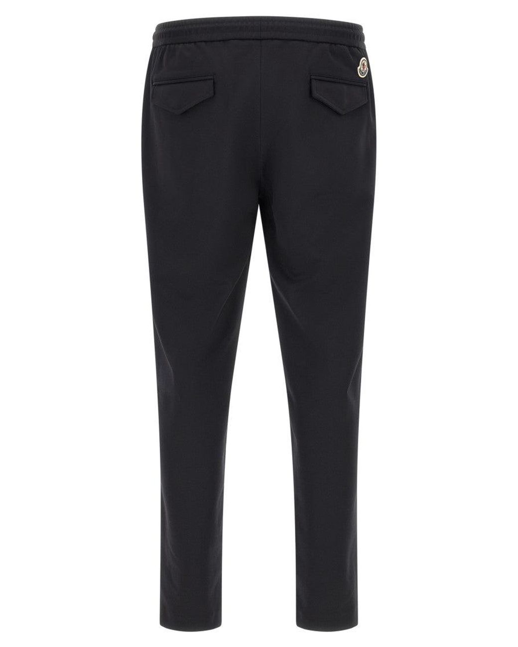 Moncler Blue Drawstring Trousers for men