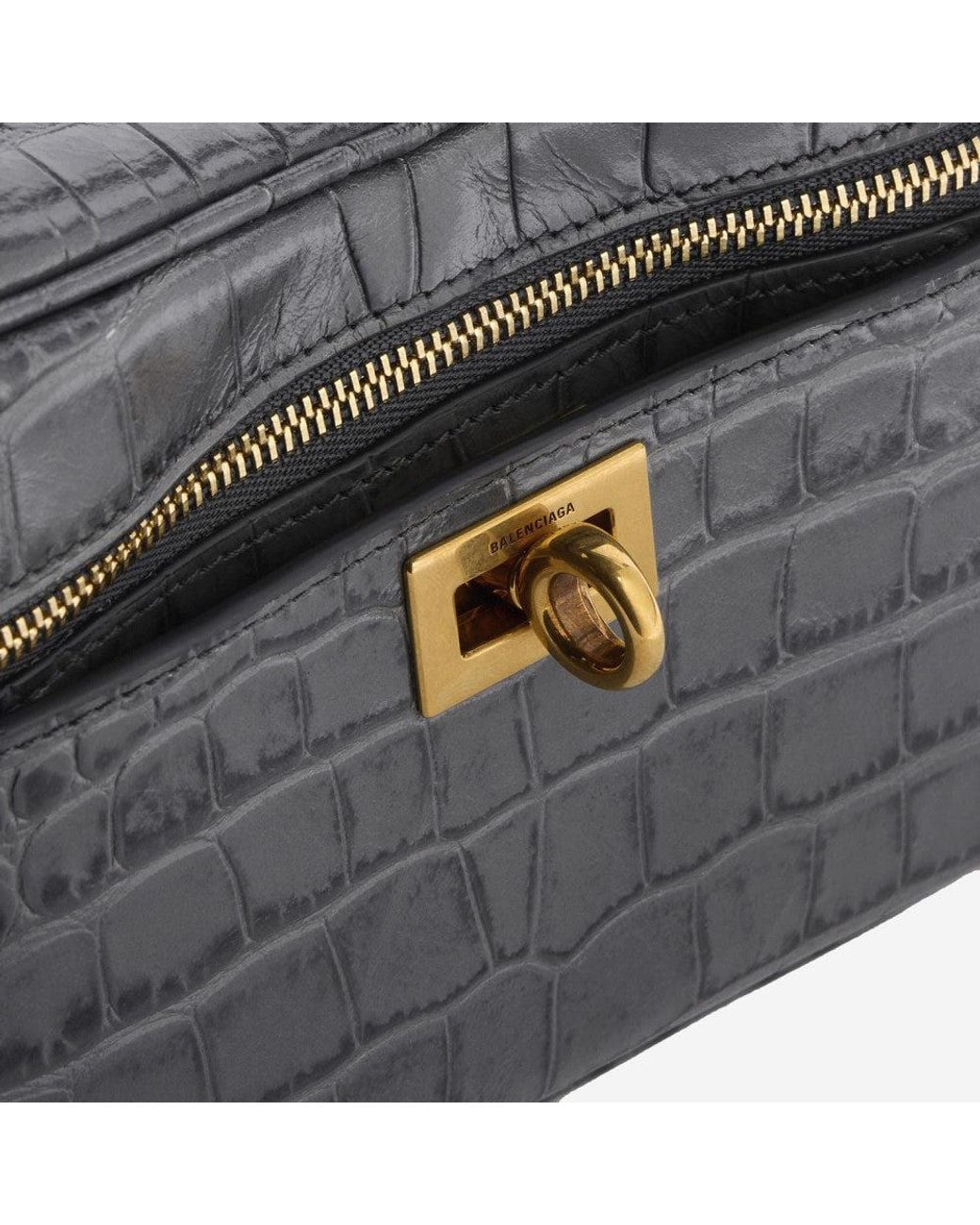Balenciaga Black Dark Rodeo Crossbody Bag