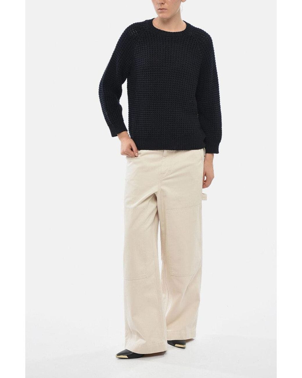 A.P.C. Black Crew Neck Sweater